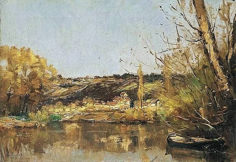 Villaggio ai bordi del fiume